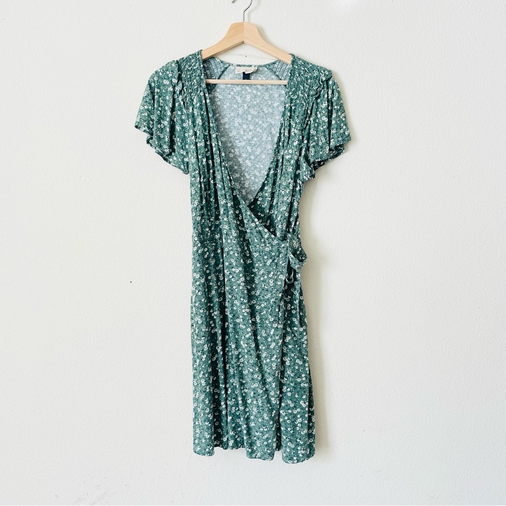 Universal Thread Green Floral Mini Dress
